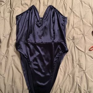 Navy bodysuit